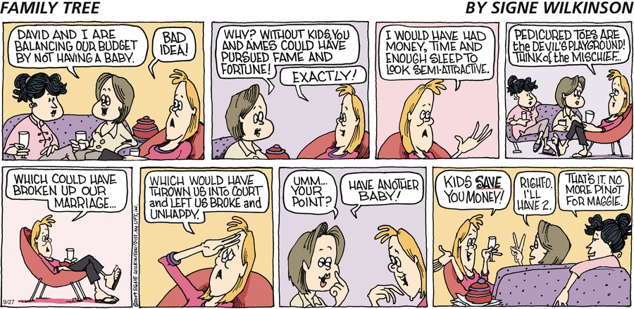 Family Tree Comic Strip for September 27, 2009 
