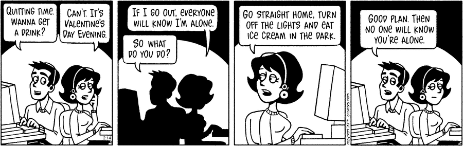 The Meaning of Lila Comic Strip for February 14, 2025 