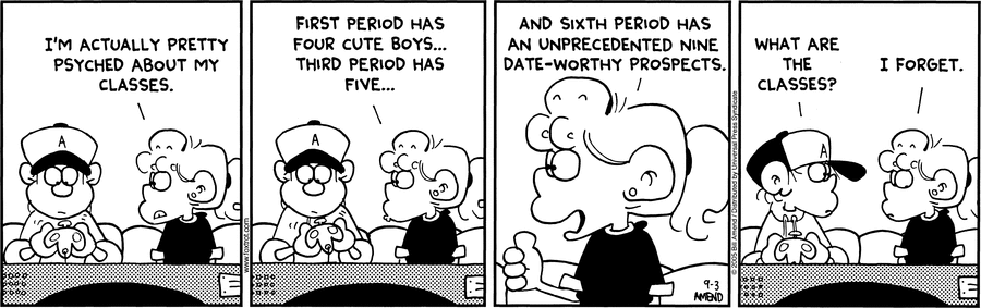 FoxTrot Comic Strip for September 03, 2005 
