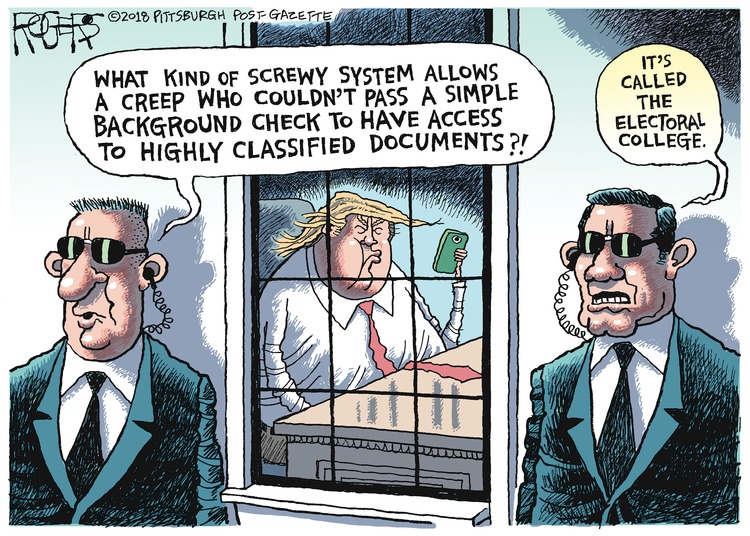 Rob Rogers Comic Strip for February 18, 2018 