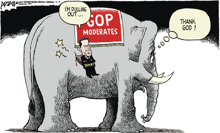 Robert Ariail Comic Strip for December 09, 2012 