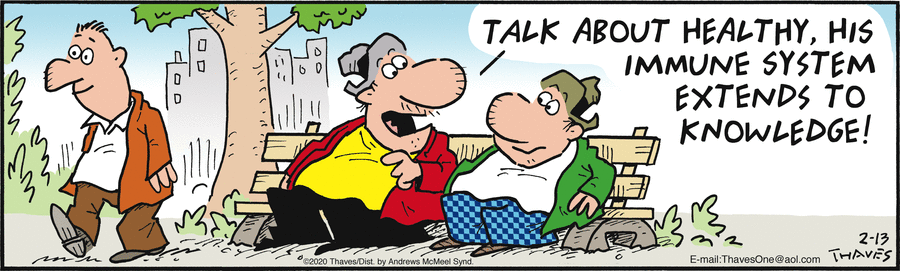 Frank and Ernest Comic Strip for February 13, 2020 