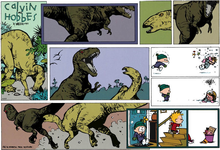 Calvin and Hobbes Comic Strip for January 24, 1993 