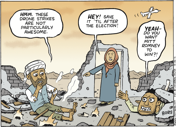 Matt Bors Comic Strip for October 26, 2012 