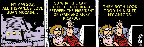 La Cucaracha Comic Strip for September 29, 2008 
