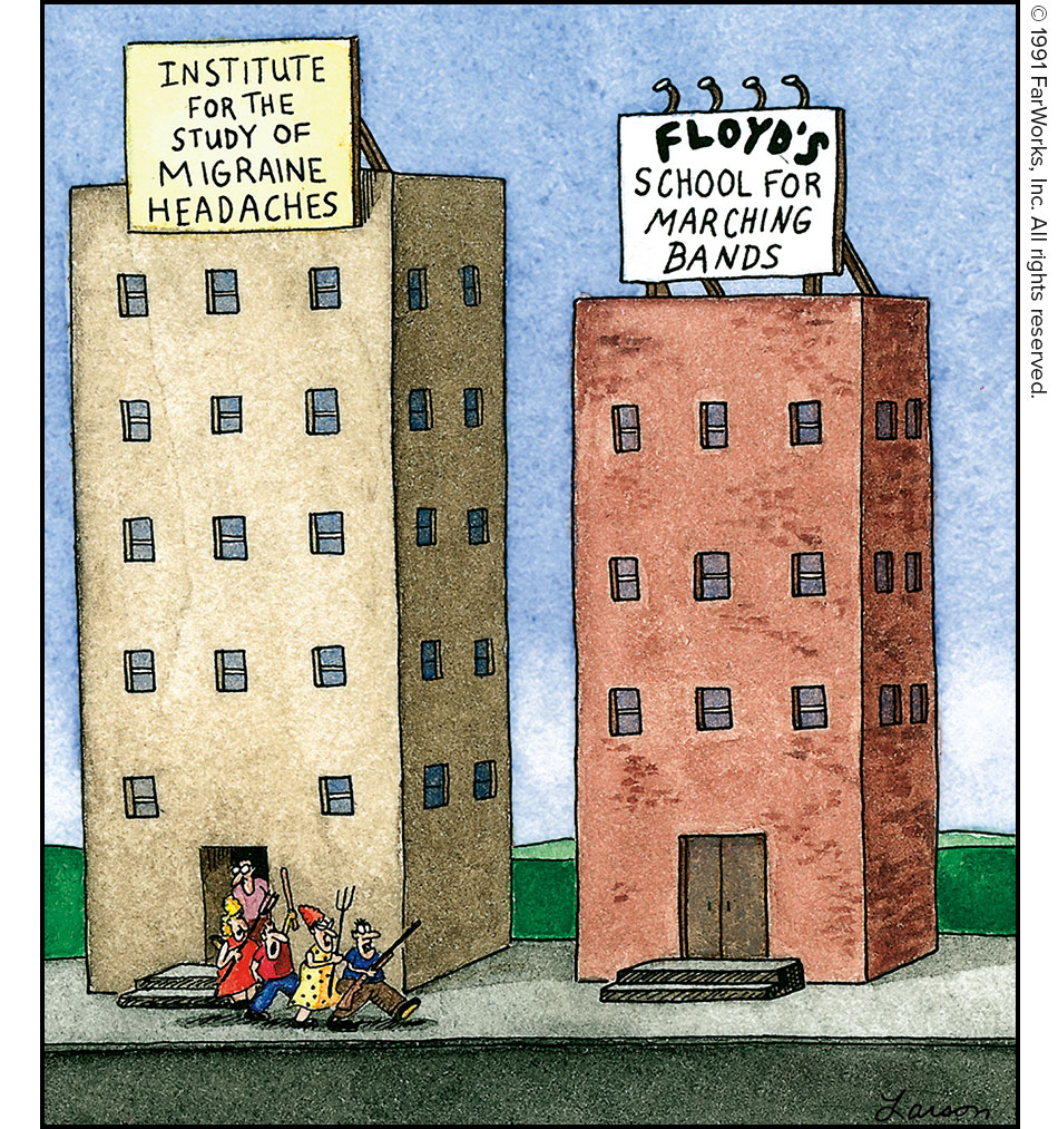 INSTITUTE FOR THE STUDY OF MIGRAINE HEADACHES / FLOYD'S SCHOOL FOR MARCHING BANDS