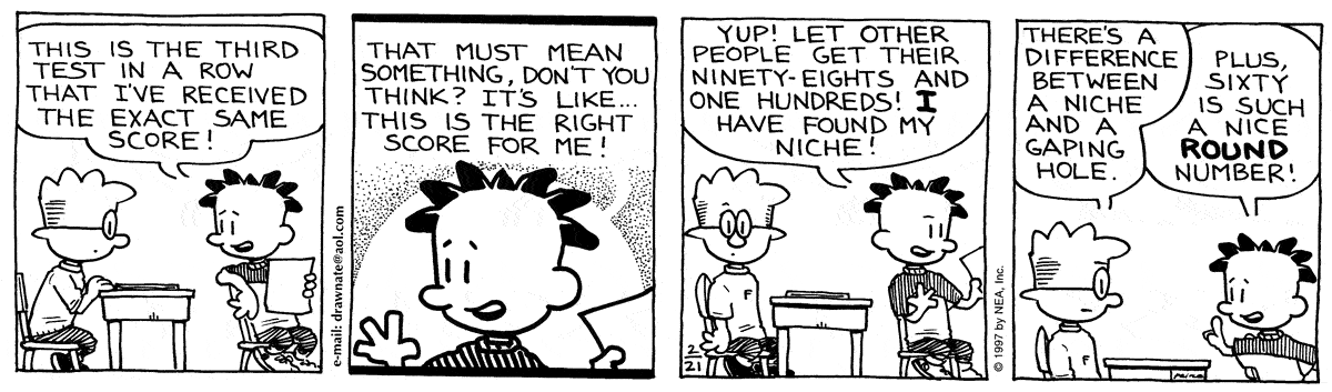 Big Nate Comic Strip for February 21, 1997 
