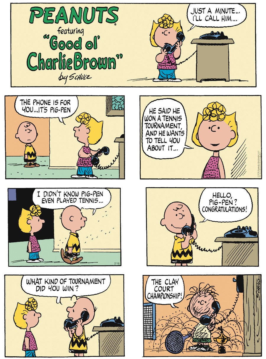 Peanuts Comic Strip for February 16, 2025 