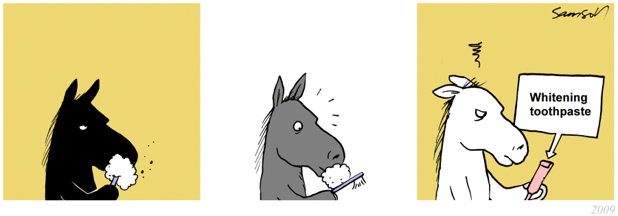 Dark Side of the Horse Comic Strip for December 24, 2012 