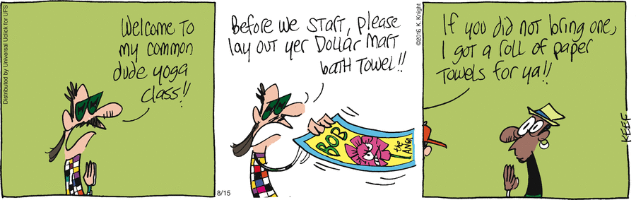 The Knight Life Comic Strip for August 15, 2016 