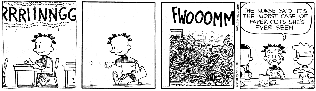 Big Nate Comic Strip for September 14, 2001 