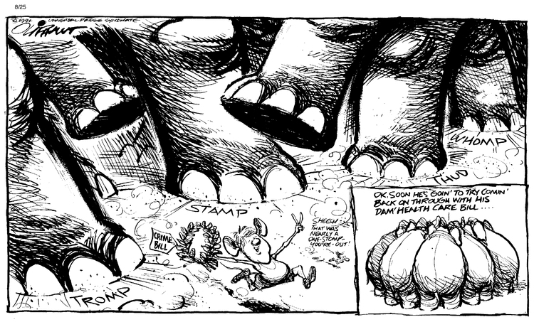 Pat Oliphant Comic Strip for August 25, 1994 