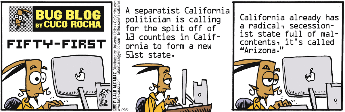 La Cucaracha Comic Strip for July 26, 2011 