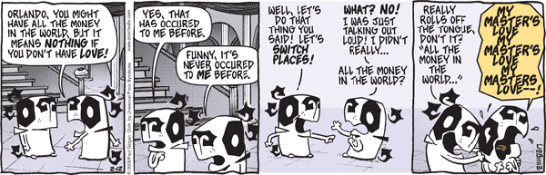 Pooch Cafe Comic Strip for February 12, 2009 