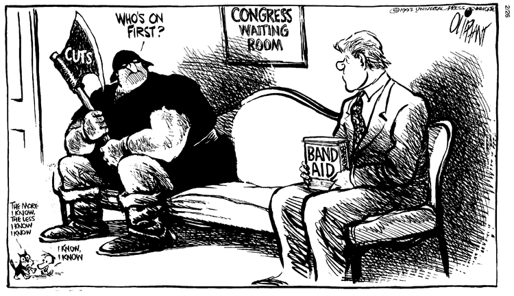 Pat Oliphant Comic Strip for February 26, 1993 