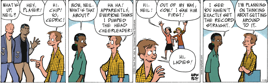 Lucky Cow Comic Strip for November 09, 2005 