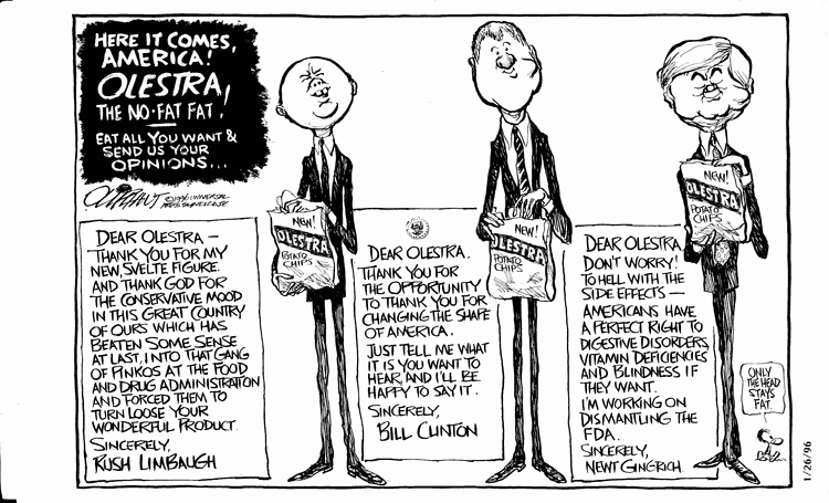 Pat Oliphant Comic Strip for January 26, 1996 