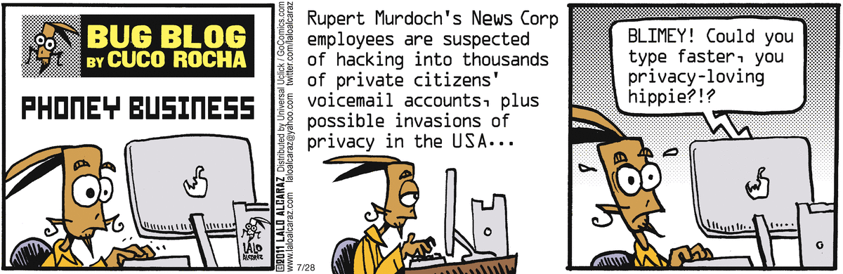 La Cucaracha Comic Strip for July 28, 2011 