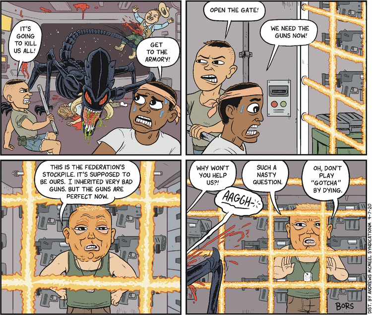 Matt Bors Comic Strip for April 07, 2020 