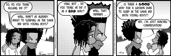 The Boondocks Comic Strip for July 15, 2011 