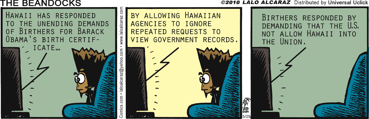 La Cucaracha Comic Strip for May 29, 2010 