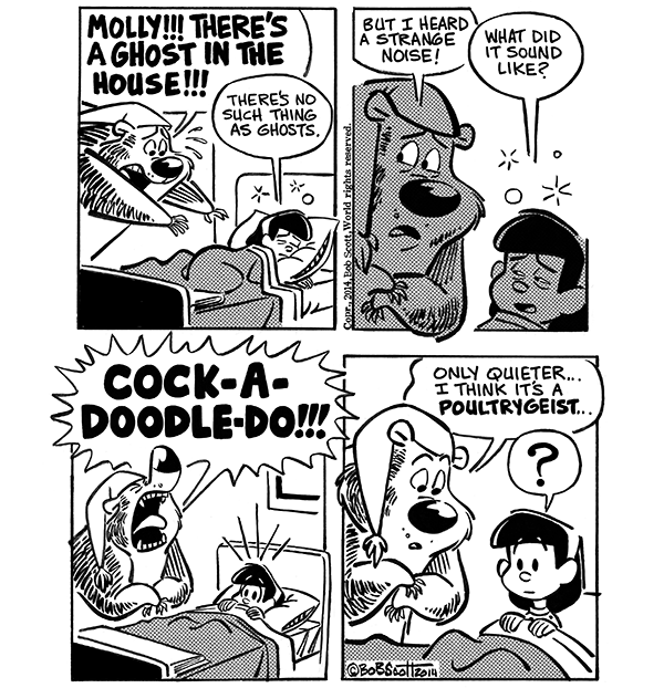 Molly and the Bear Comic Strip for April 02, 2014 