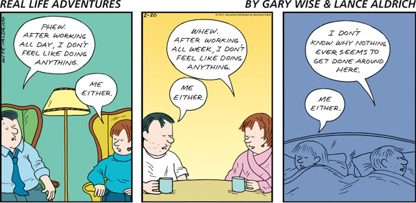 Real Life Adventures Comic Strip for February 19, 2025 