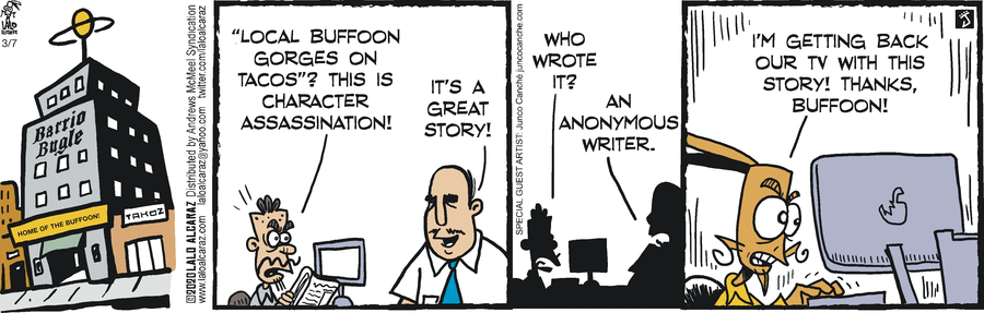 La Cucaracha Comic Strip for March 07, 2020 