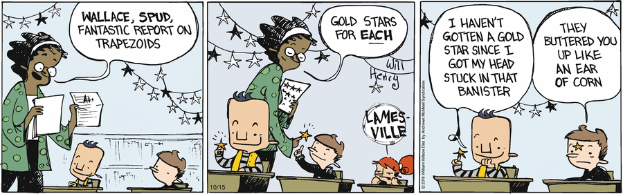 Wallace the Brave Comic Strip for October 15, 2018 