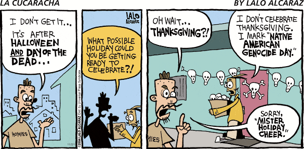 La Cucaracha Comic Strip for November 21, 2004 