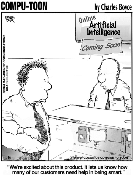 Compu-toon Comic Strip for March 01, 2024 
