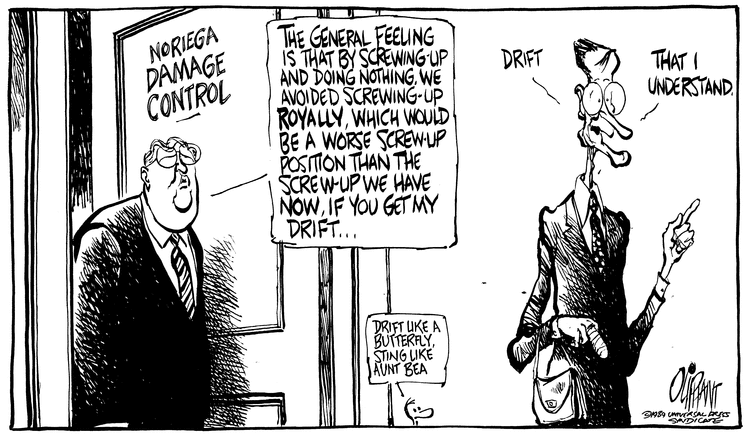 Pat Oliphant Comic Strip for October 09, 1989 