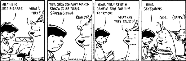 Big Top Comic Strip for January 09, 2003 