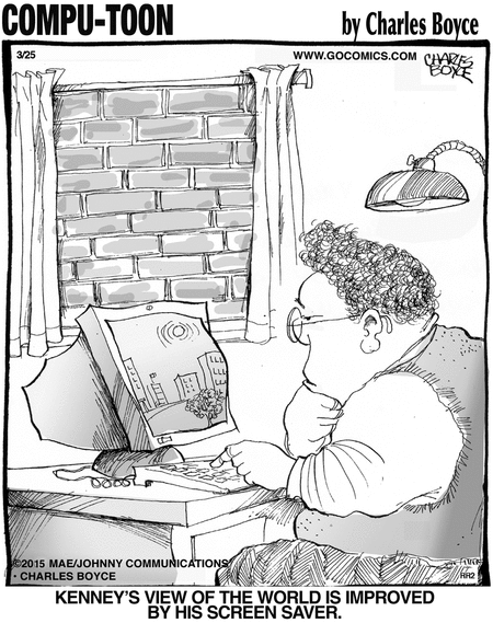 Compu-toon Comic Strip for March 25, 2015 