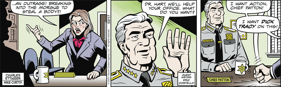Dick Tracy Comic Strip for February 17, 2025 