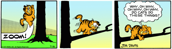 Garfield Comic Strip for July 16, 1979 