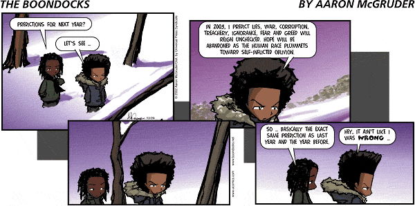 The Boondocks Comic Strip for August 01, 2010 