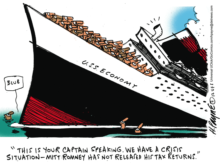 Henry Payne Comic Strip for August 24, 2012 