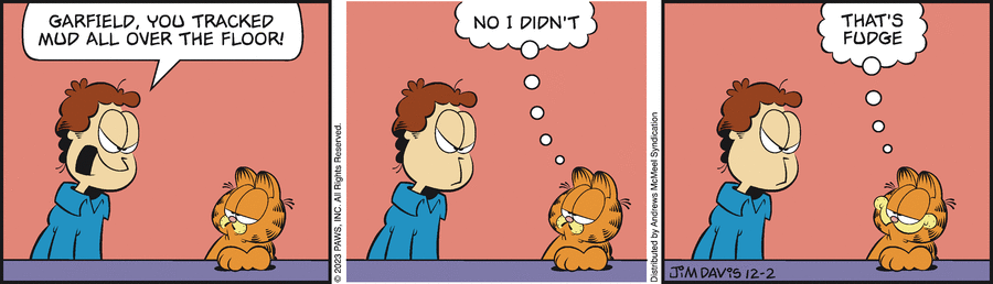 Garfield Comic Strip for December 02, 2023 