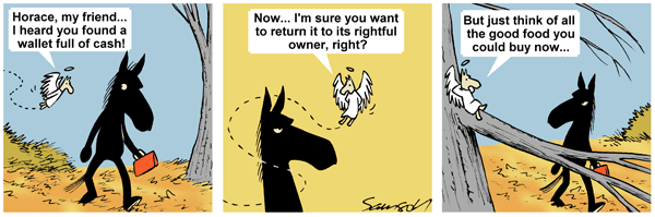 Dark Side of the Horse Comic Strip for December 13, 2010 