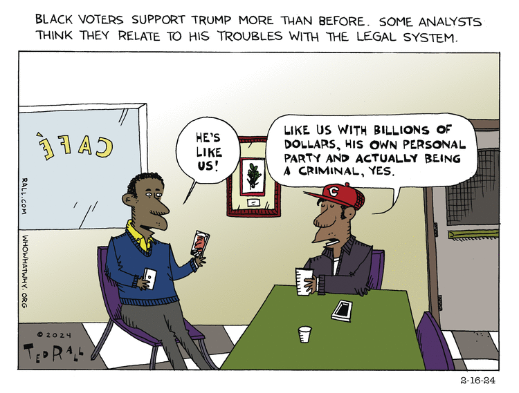 Ted Rall Comic Strip for February 16, 2024 