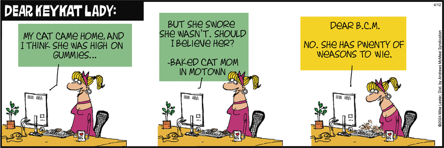 Mike du Jour Comic Strip for April 12, 2024 