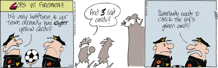The Knight Life Comic Strip for July 25, 2014 