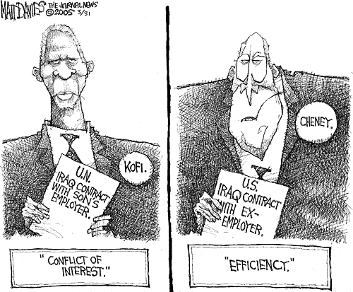 Matt Davies Comic Strip for March 30, 2005 