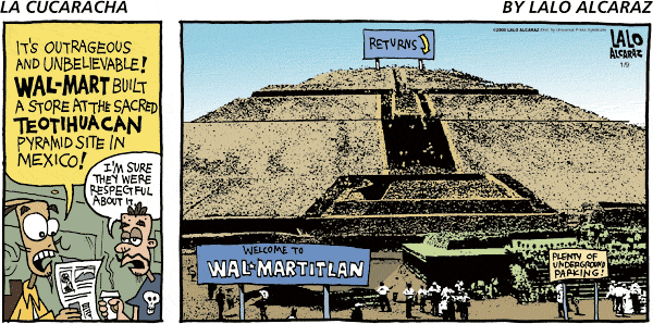 La Cucaracha Comic Strip for January 09, 2005 