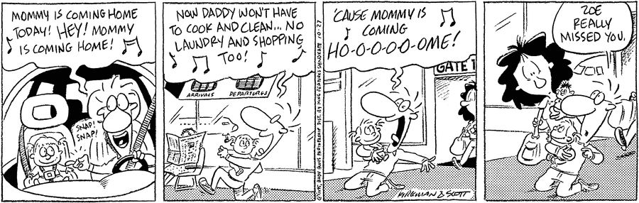 Baby Blues Comic Strip for October 27, 1995 