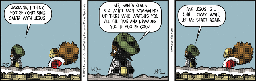 The Boondocks Comic Strip for December 17, 2005 