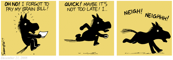 Dark Side of the Horse Comic Strip for September 25, 2011 