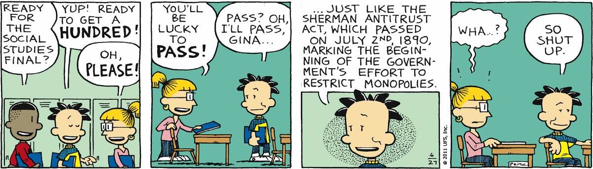 Big Nate Comic Strip for June 27, 2011 