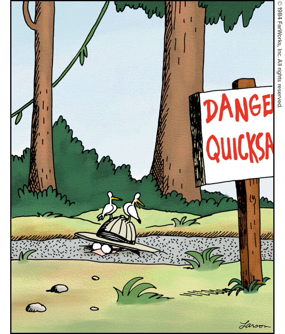 DANGER QUICKSAND